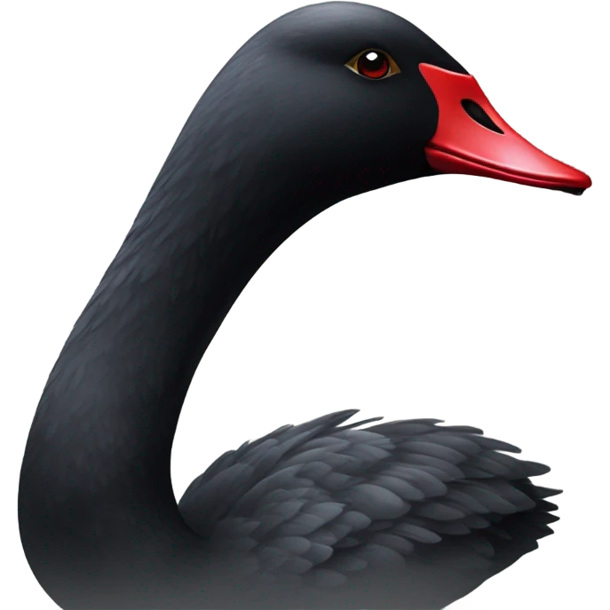 Black swan emoji