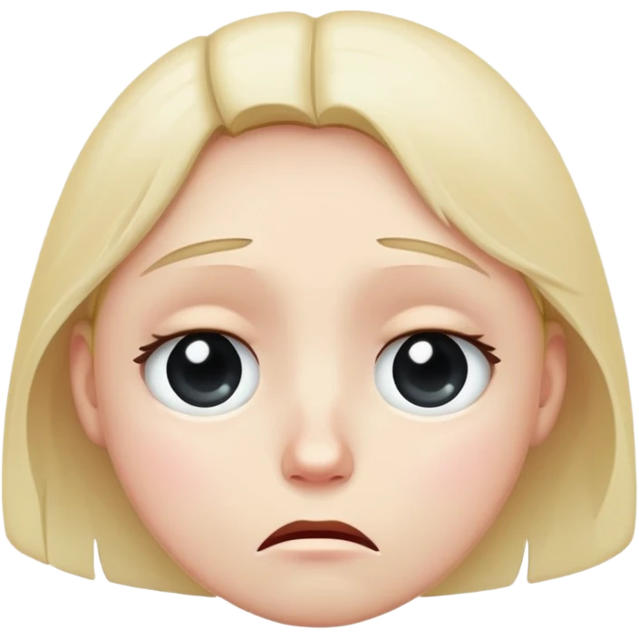 sad face emoji