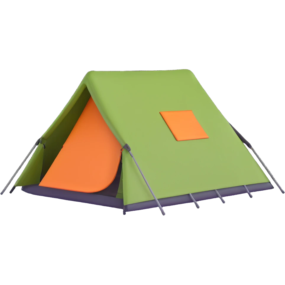 camping tent emoji