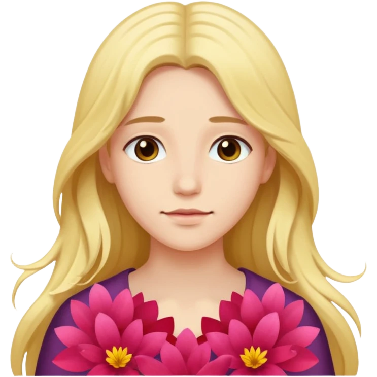 flower-bearing person emoji