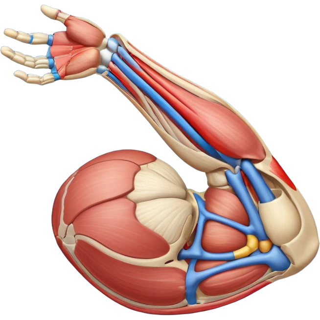 Elbow muscle anatomy emoji