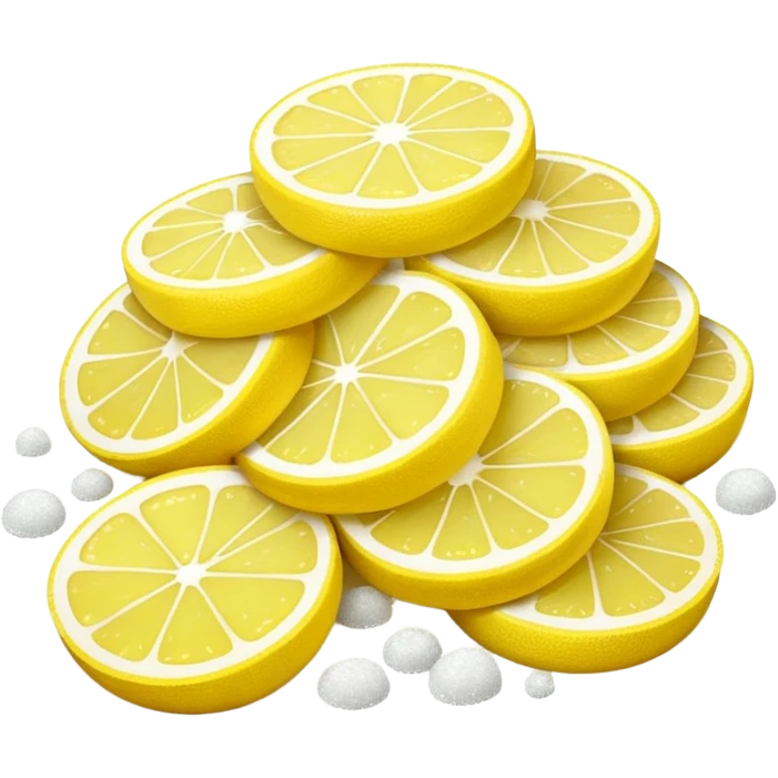 lemon and sugar pile emoji