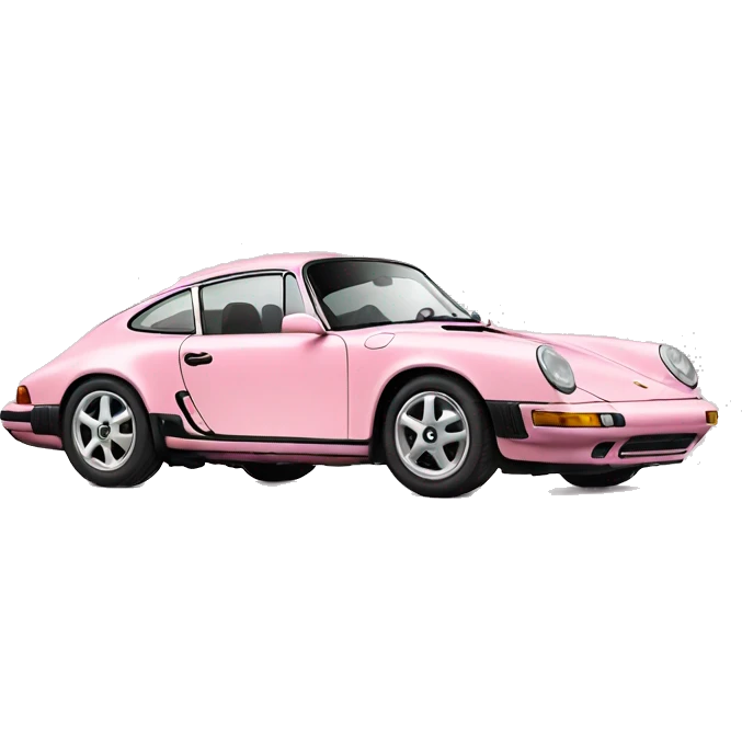 Light pink Porsche  emoji