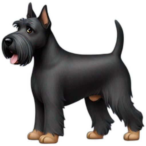 scottish-terrier-dog-walking emoji
