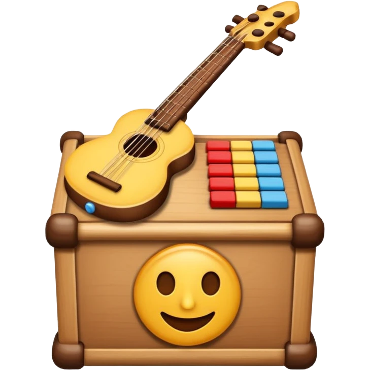 wooden instument toy emoji