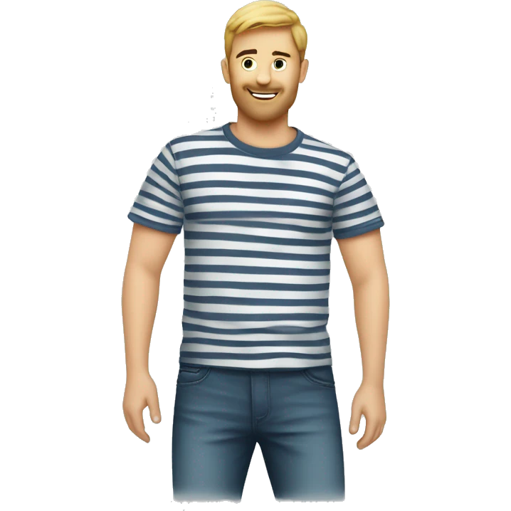 t shirt marinière  emoji