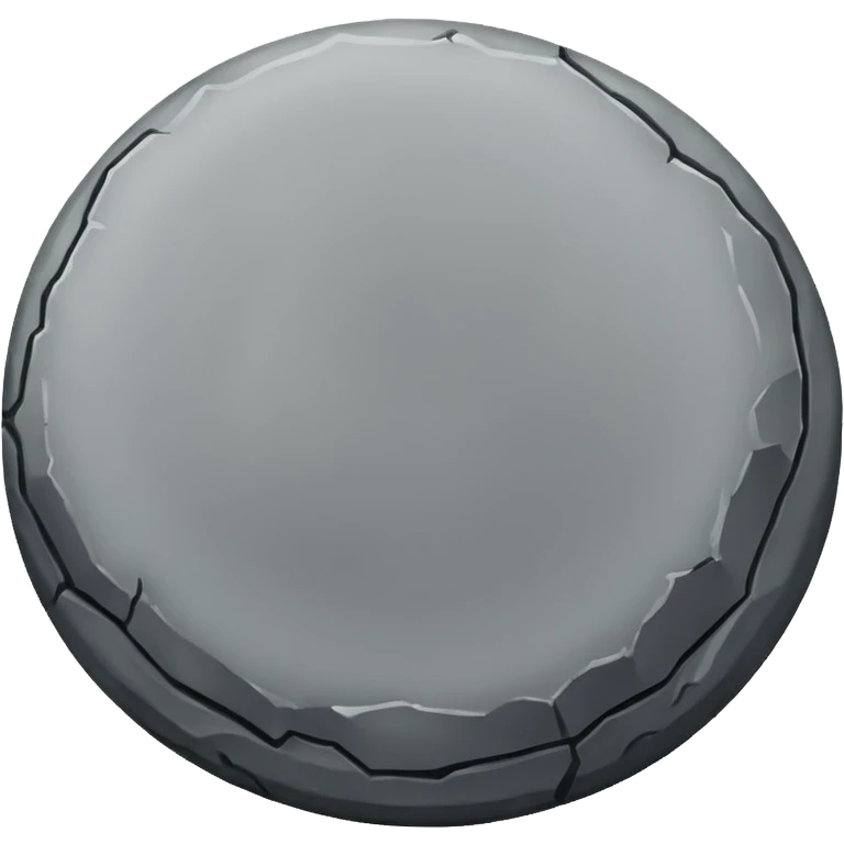 round stone emoji