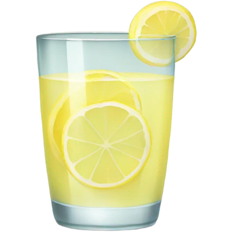 a glass of lemonade  emoji