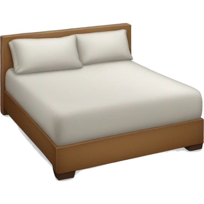 confortable big bed emoji