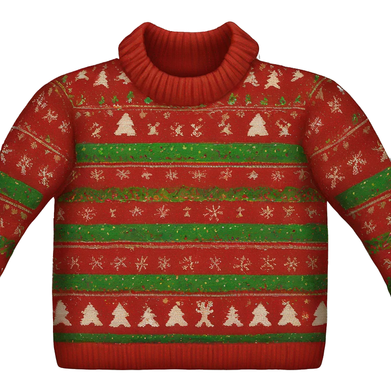 Christmas jumper emoji