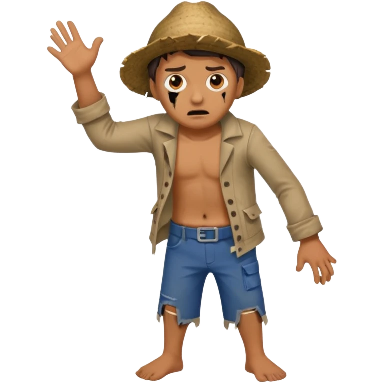 shipwreck survivor, full body emoji