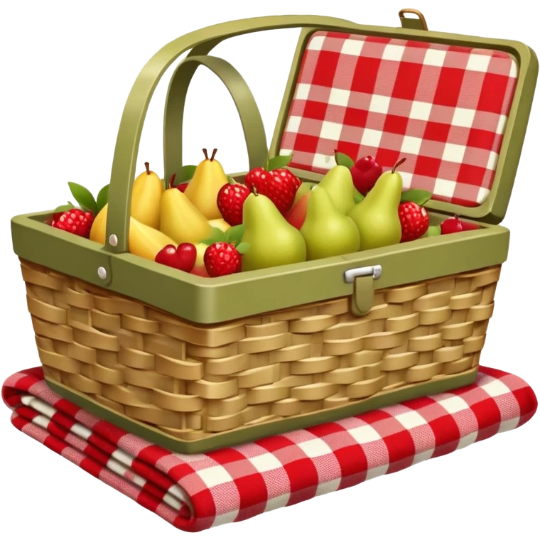 Pale olive Picnic emoji