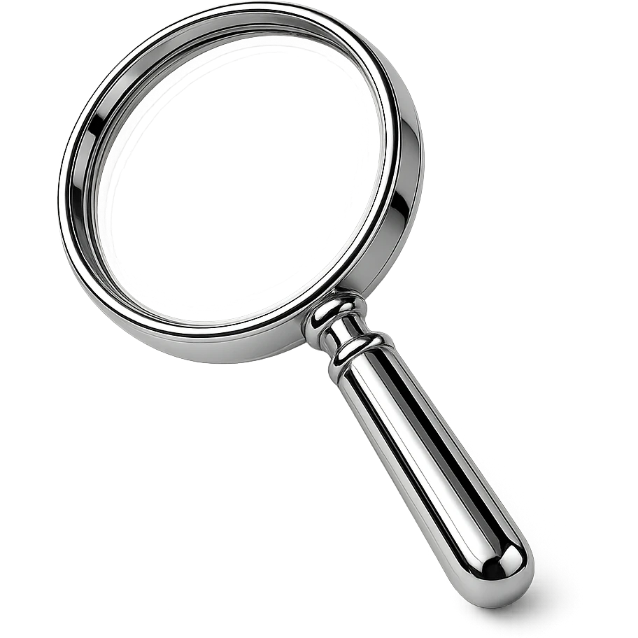 magnifying glass emoji