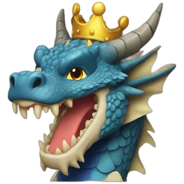 dragon with crown emoji