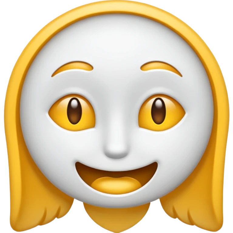 Строителньная каска белого цвета  emoji