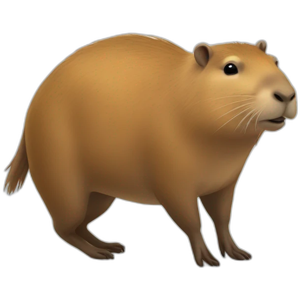 Capybara debout emoji