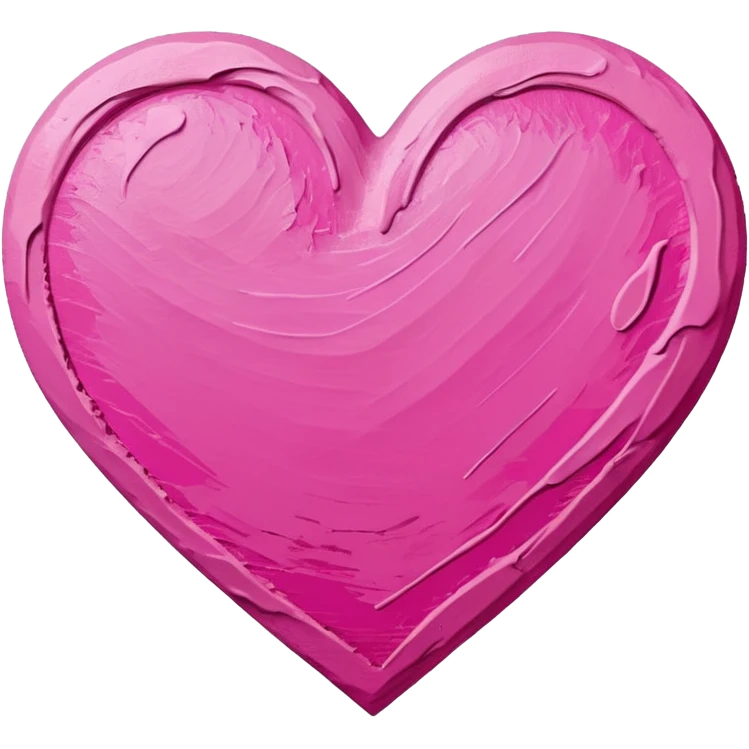 canvas paint pink heart emoji