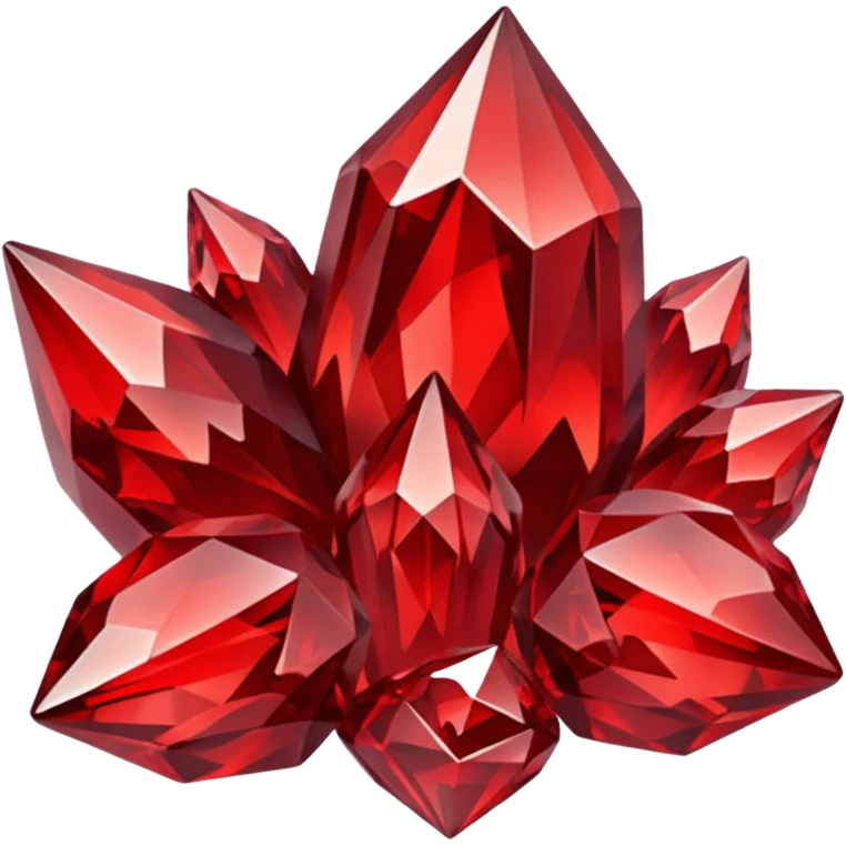 Red crystal group emoji