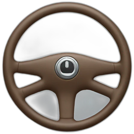 Car steering emoji