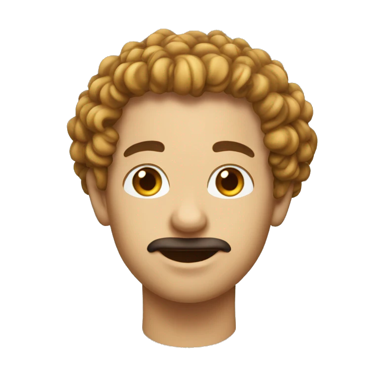 Cuoca con capelli ricci  emoji