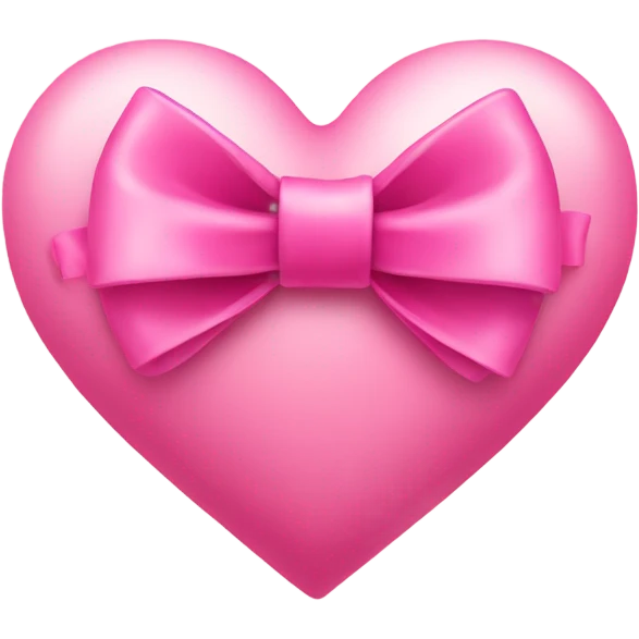 heart with pink bow emoji