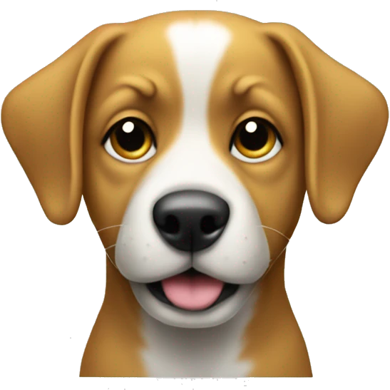dog whit money around him  emoji