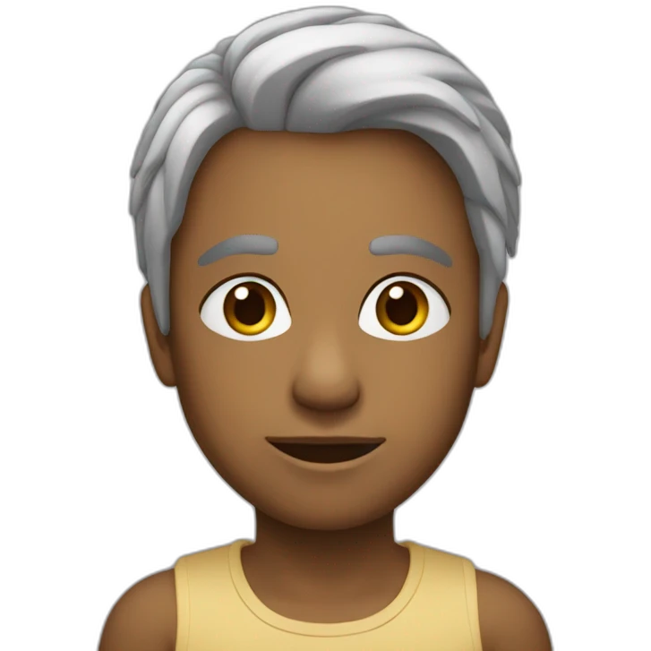 Cara de cu com caracóis emoji