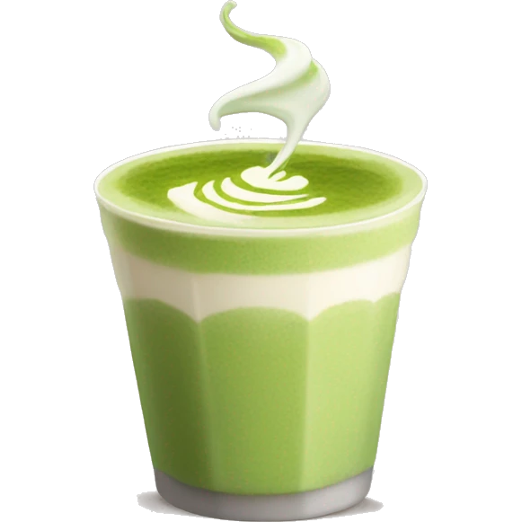 Matcha latte  emoji