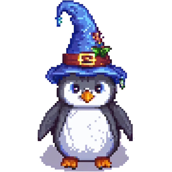 penguin wizard emoji