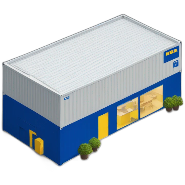 Ikea containers building  emoji