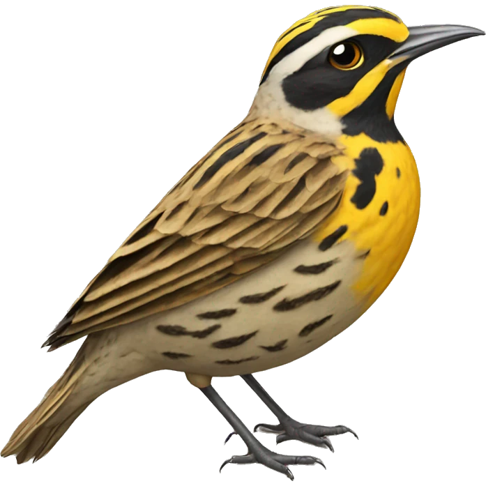 Meadowlark bird  emoji