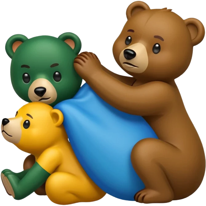 Packers pooping on bears emoji