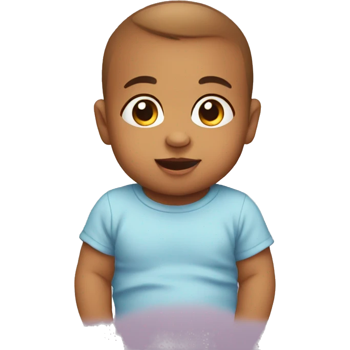 a baby emoji