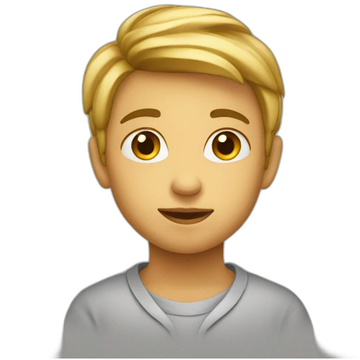 enfant pas content emoji