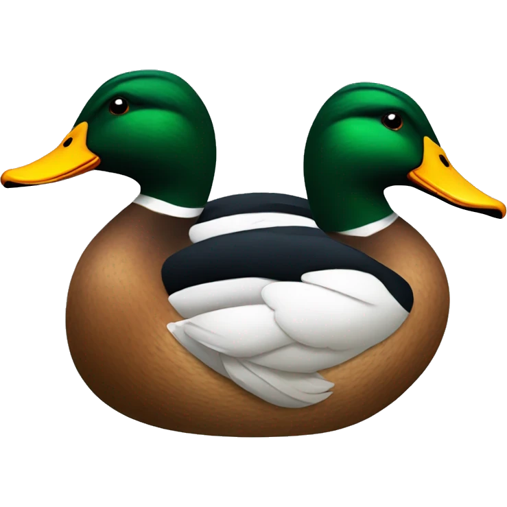 Mallard ducks emoji