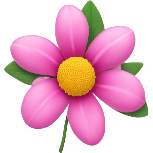 pink flower emoji