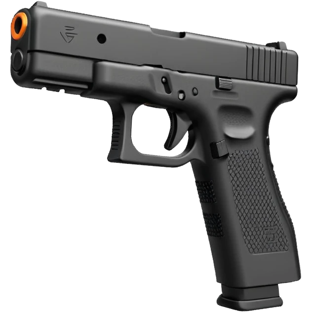 Glock 17, extended magazine emoji