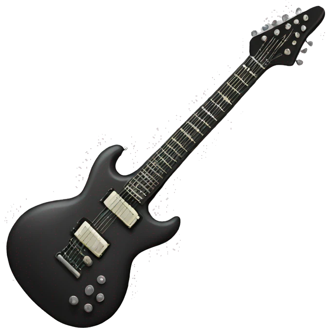heavy metal guitar emoji