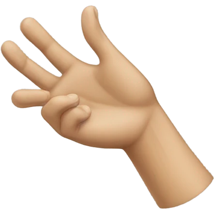 Main ouvert emoji