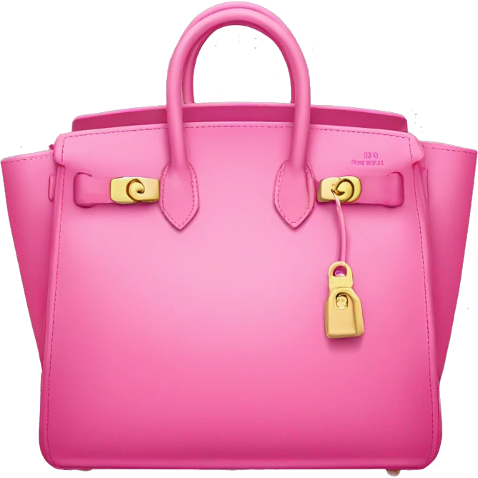 Pink birkin bag emoji