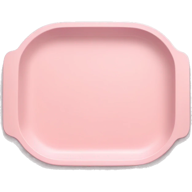 Light pink food tray emoji