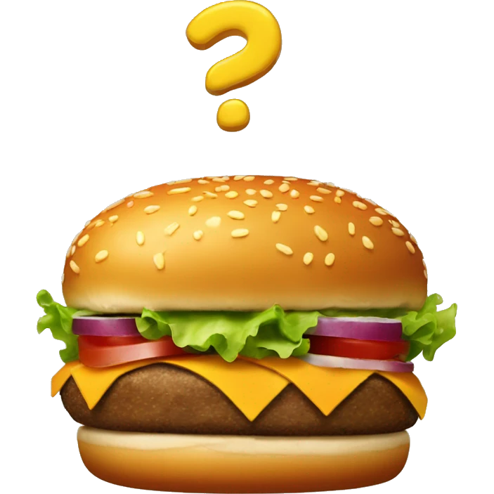 zinger burger emoji