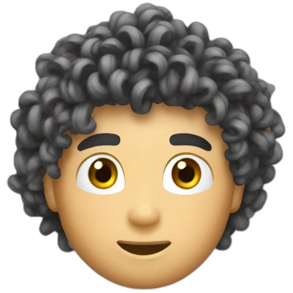 Ronaldo noodle hair emoji