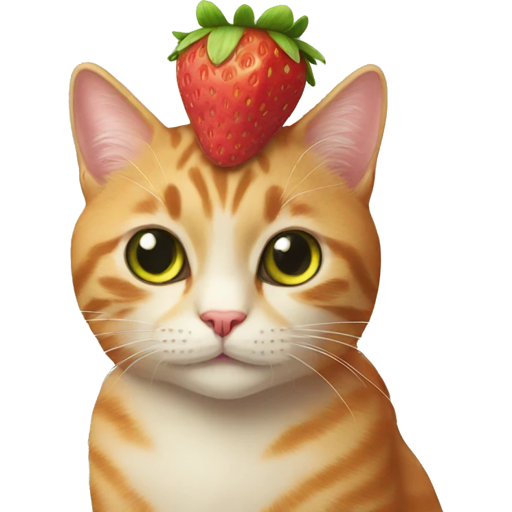strawberry cat emoji