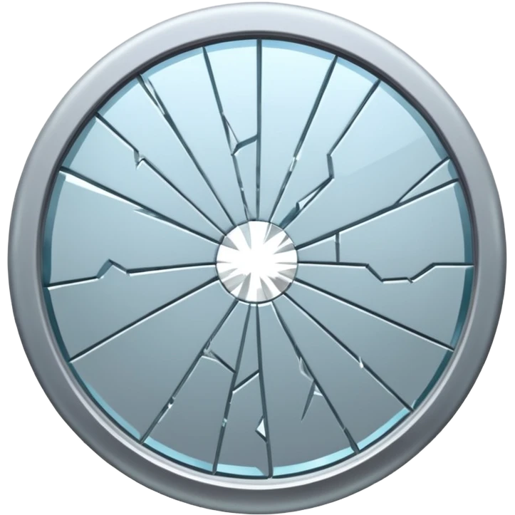 cracked mirror emoji