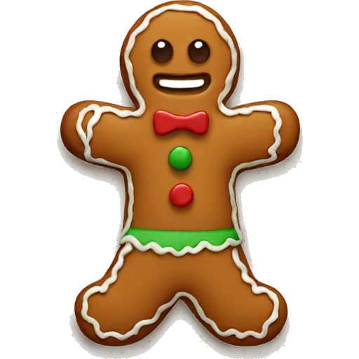 Gingerbread emoji