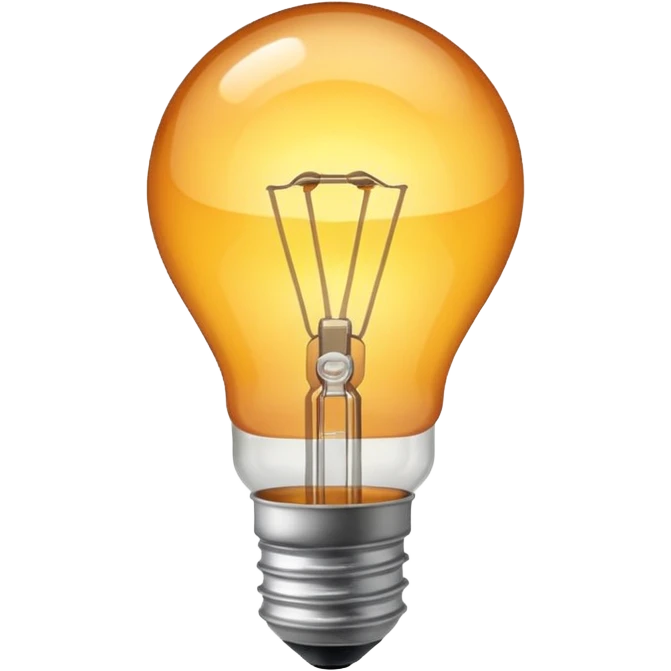 Light bulb emoji