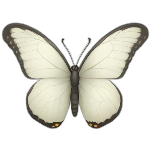 white butterfly emoji