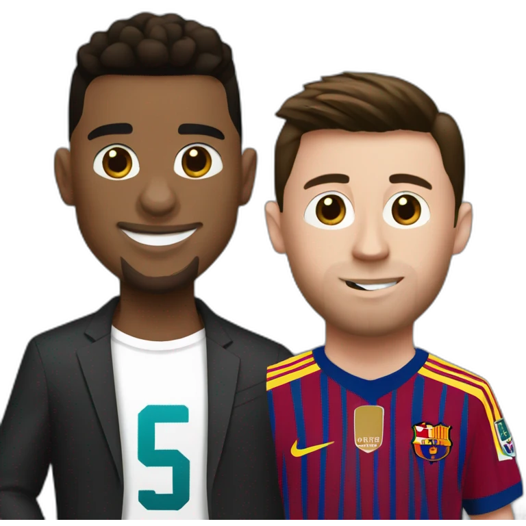 Ronaldo et messi emoji