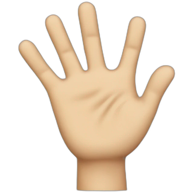 waving hand emoji